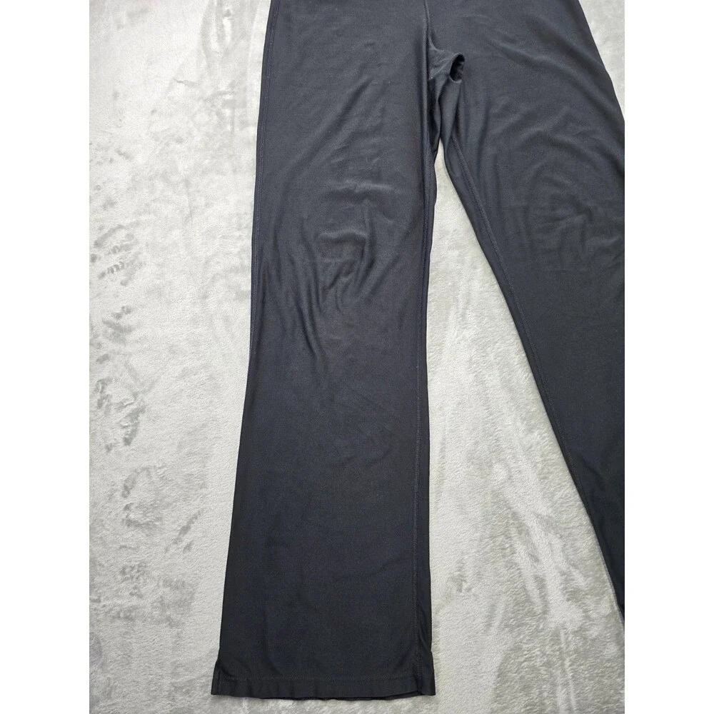 Nike Fit Dry Women Black Wide Leg Yoga Pants Athletic Training Sweats Size Small