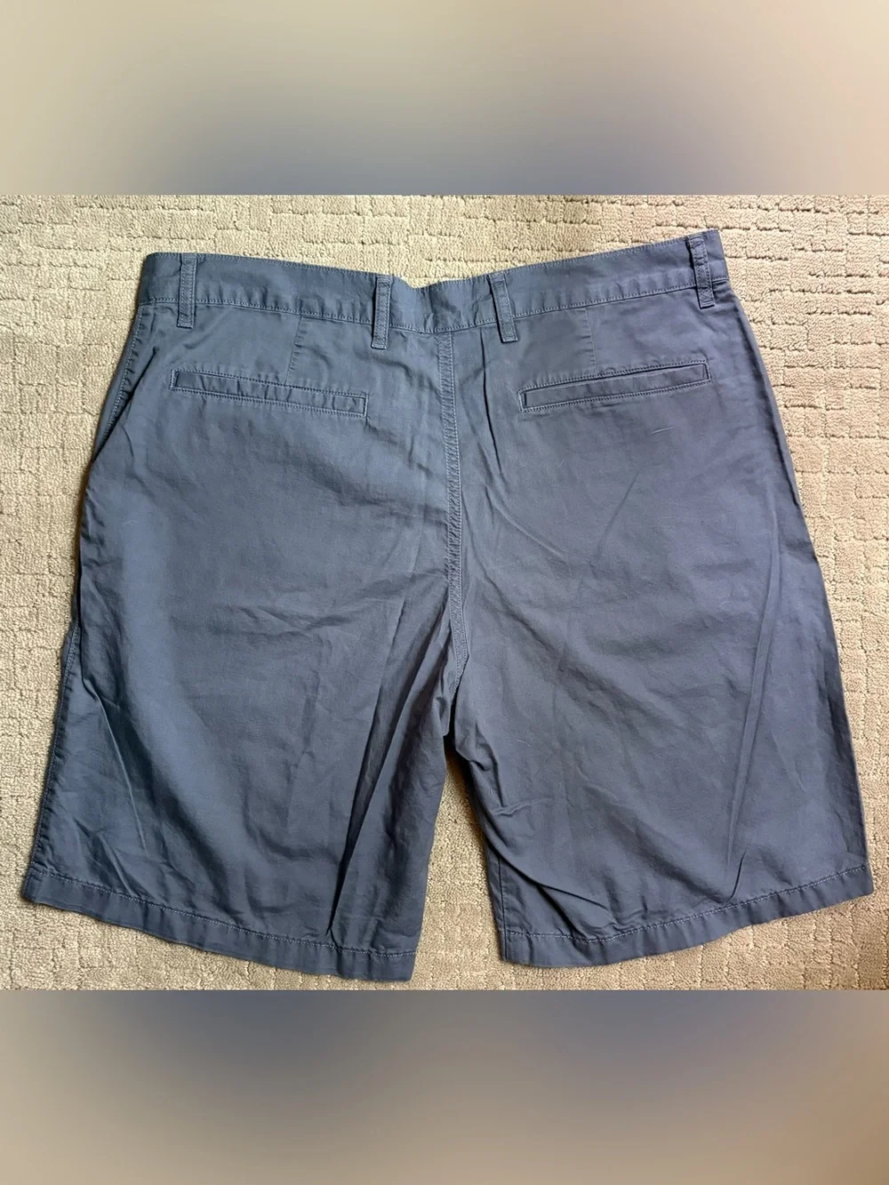 Patagonia Men's Blue Organic Cotton Hemp All Wear Chino Shorts Pockets