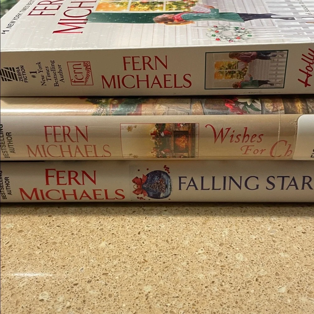 Fern Michaels Christmas Book Set-two hardcovers, one paperback