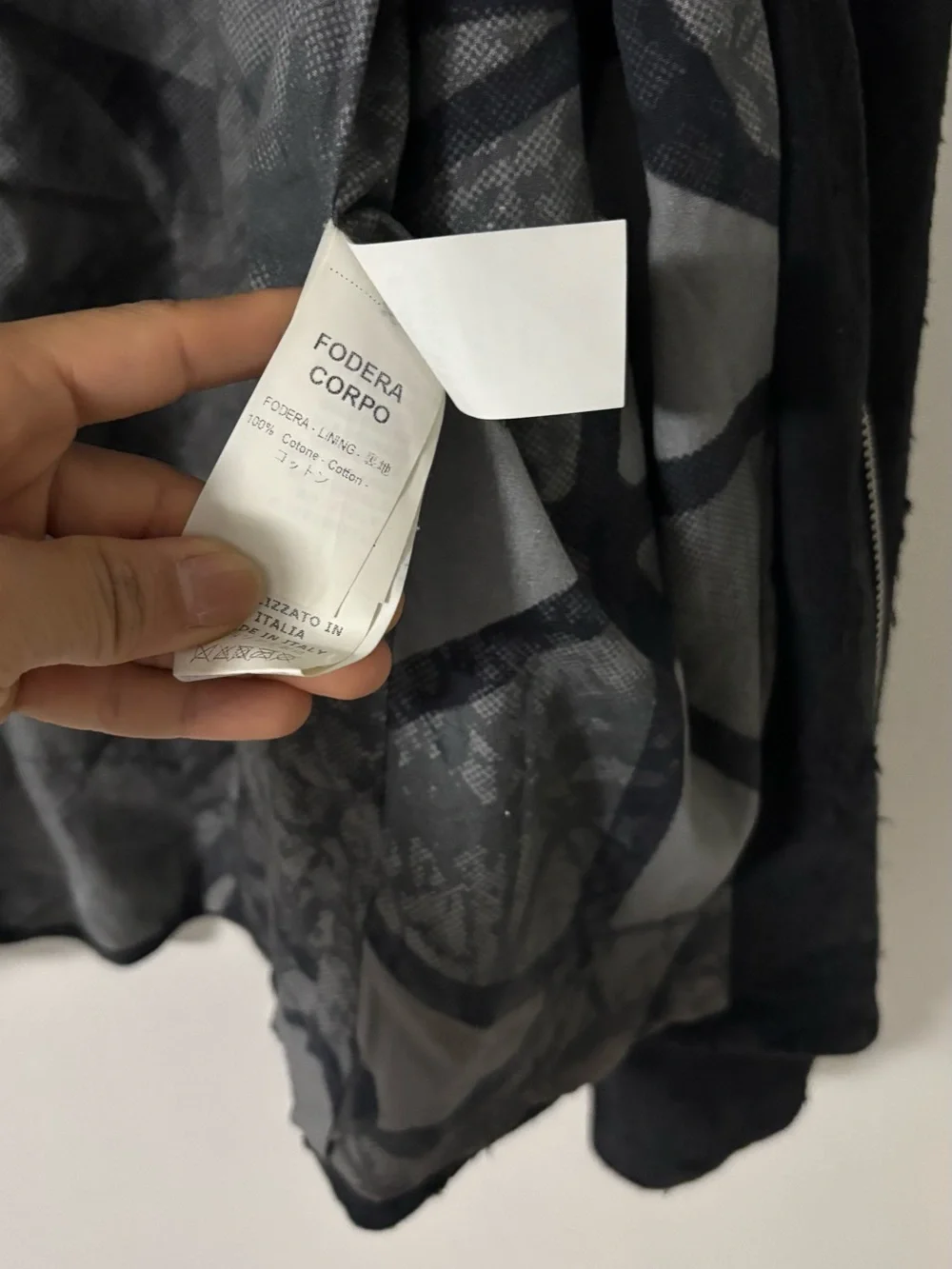 Giorgio Brato Black Zip-Up Jacket