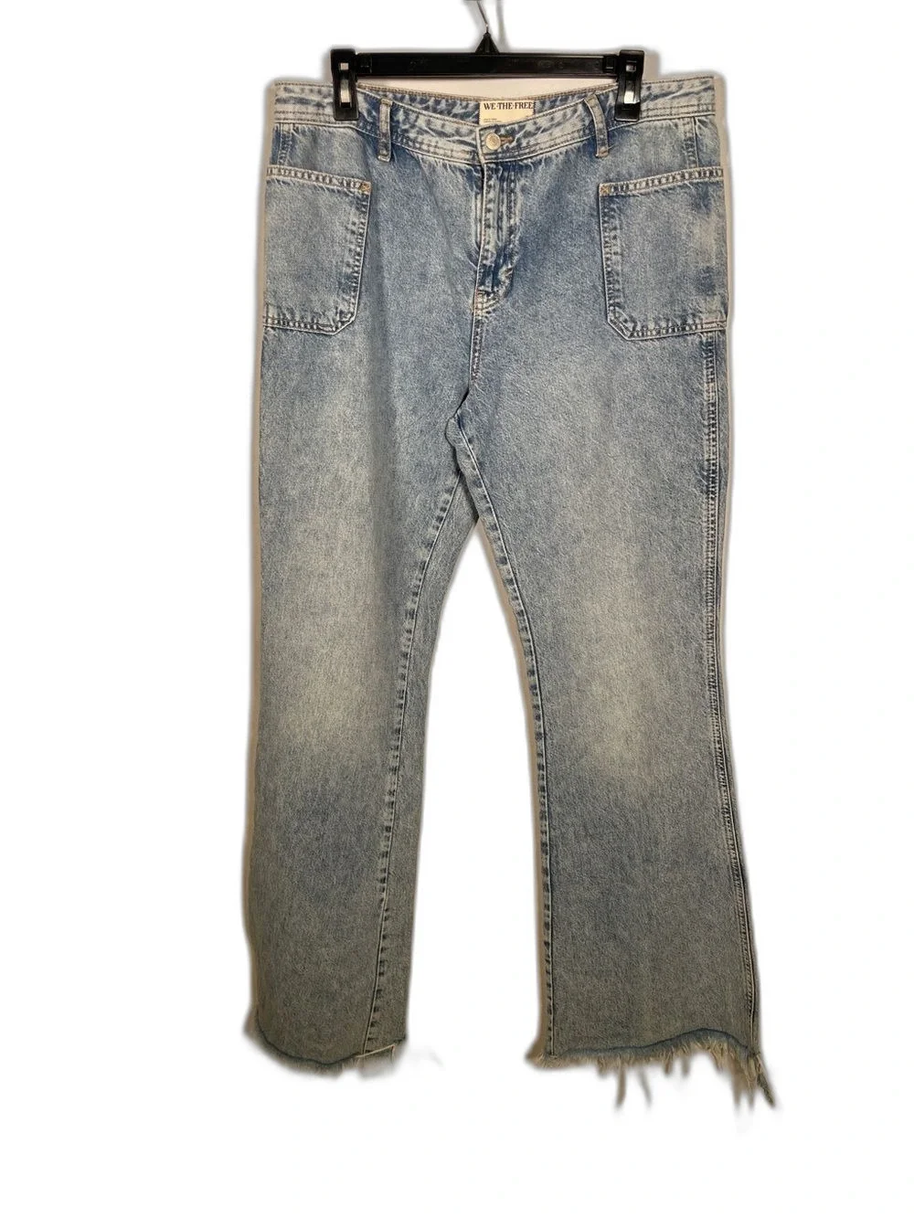 FREE PEOPLE IZZY FLARE JEAN BLUE 31
