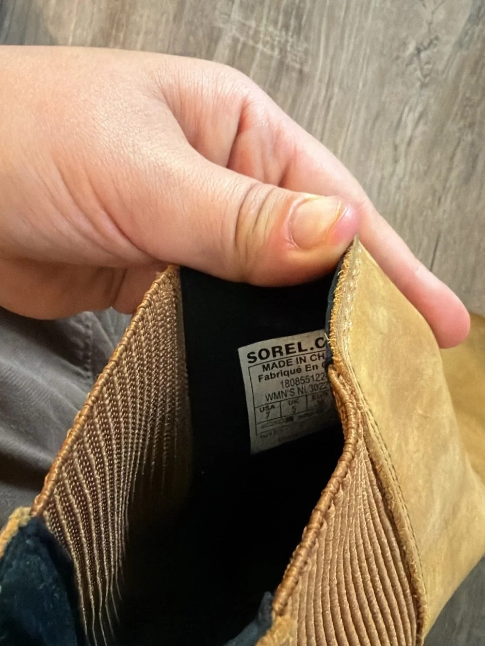 Sorel wedge ankle