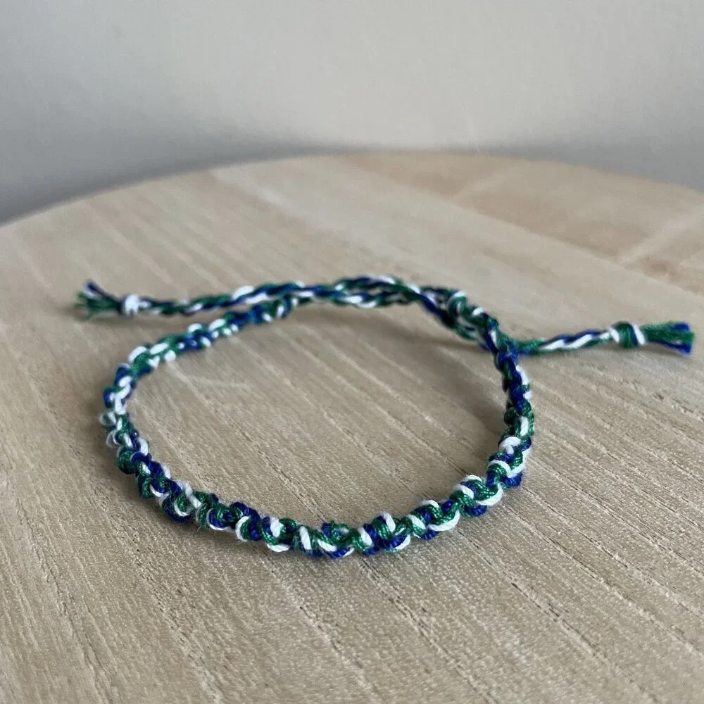 Fawn Bracelet, anklet, trendy, comfortable, tie, embroidery thread, woven, gift,