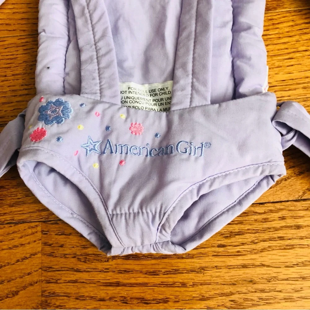 American Girl Retired Bitty Baby Lavender Mommy Doll Carrier Playtime Toy