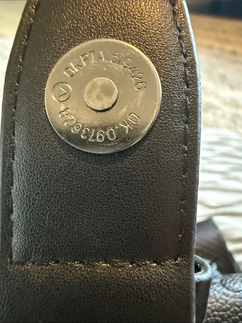 Louis Vuitton backpack accessory zip