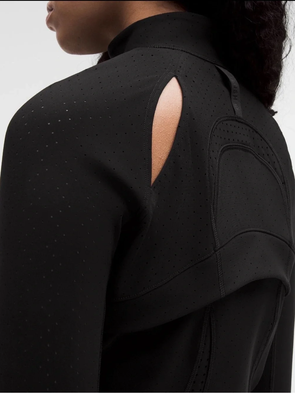 Lululemon Women Perforated Define Jacket *SLNSH, Black, Size 4