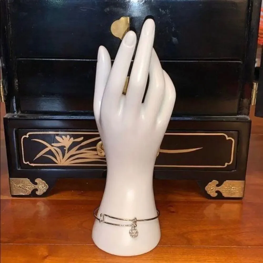Swarovski Crystal Fireball Bangle Bracelet Silver
