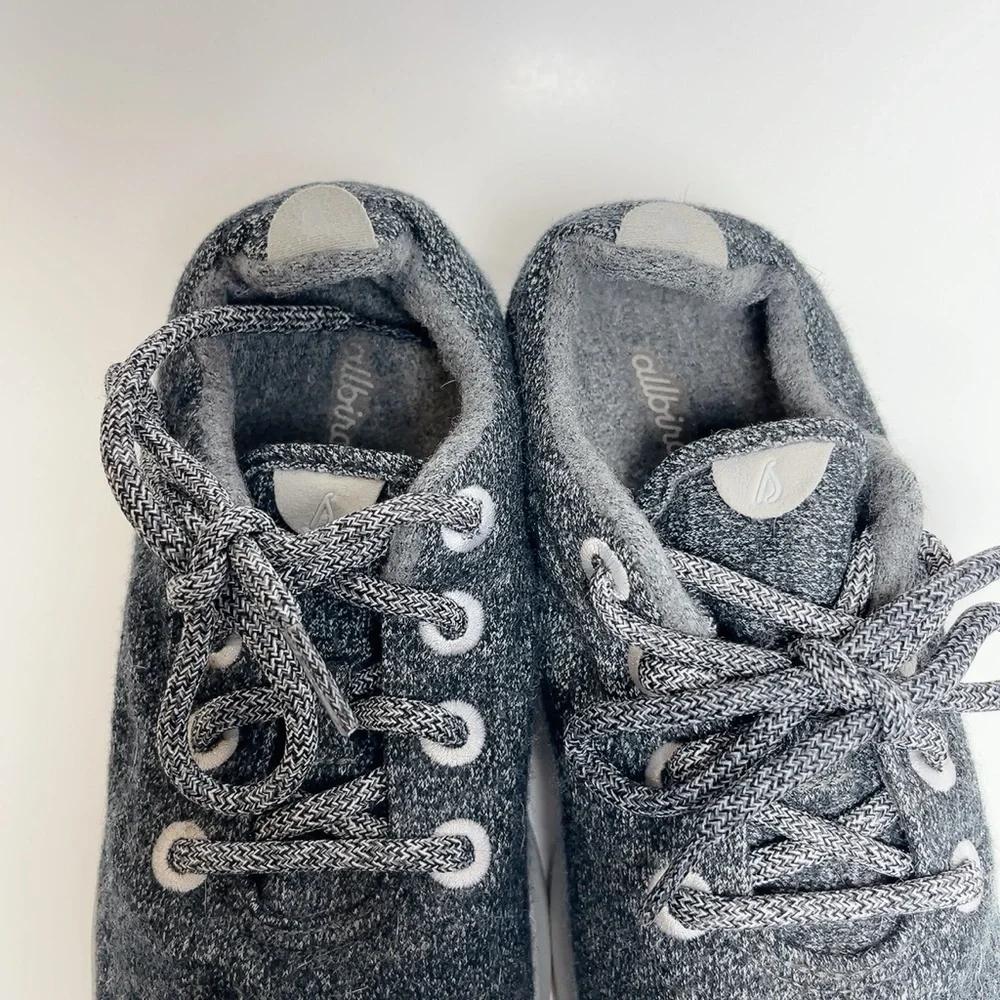 Allbirds Grey Wool Low Top Runner Shoes