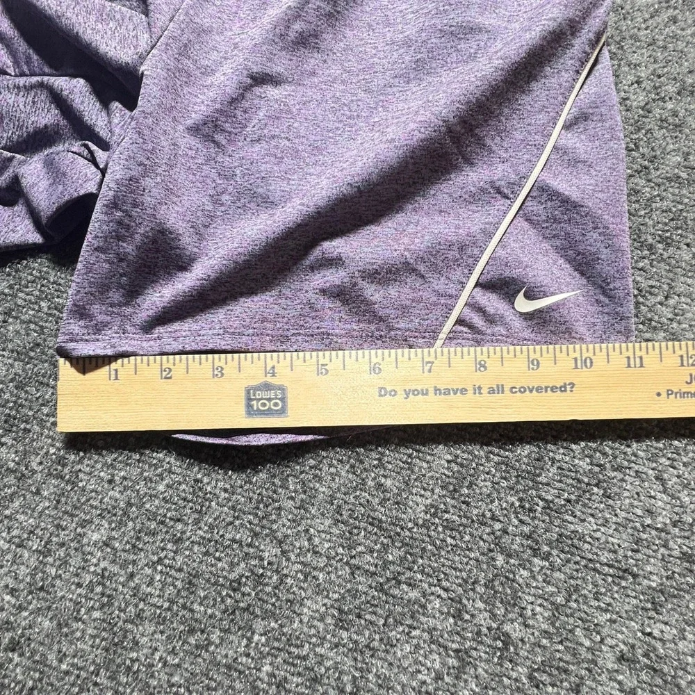 Nike Pro Dri-FIT Womens XS Purple Heather Space Dye Athletic Training Shorts