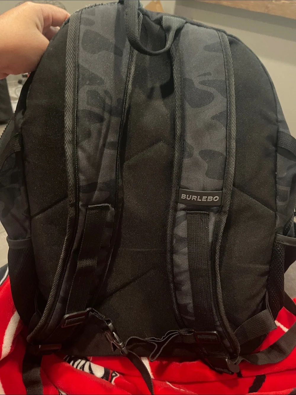 BURLEBO Black Camo Men’s Backpack