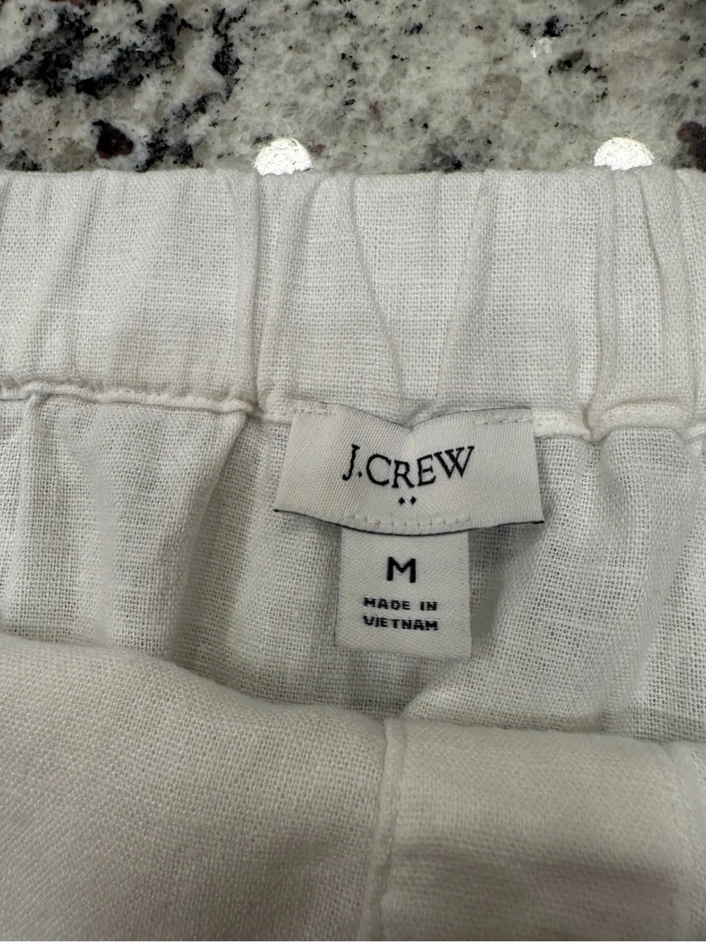 J. Crew white sleeveless