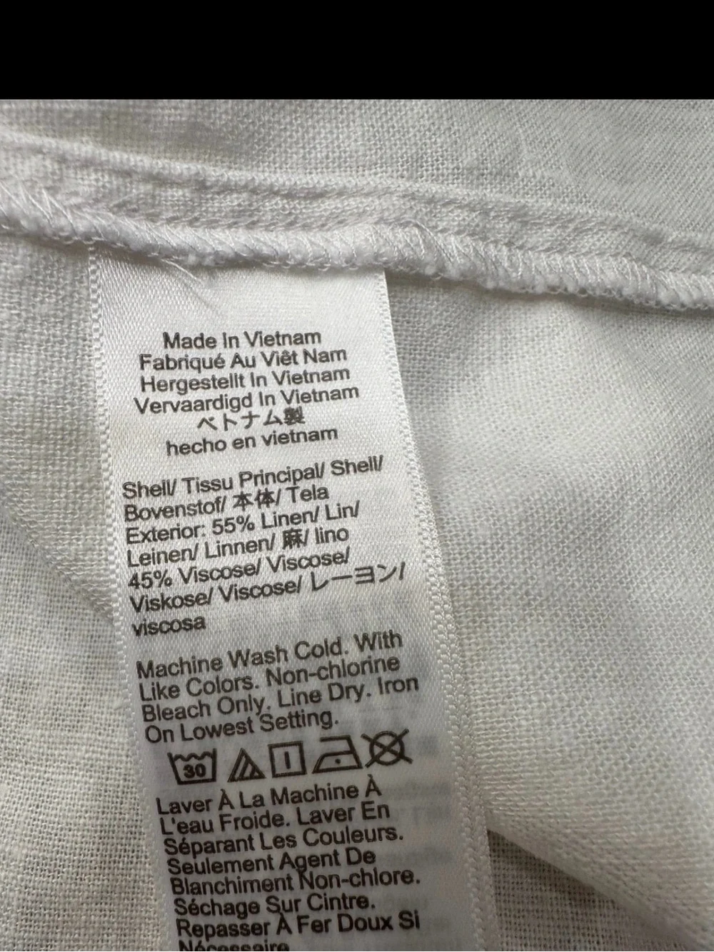 J. Crew white sleeveless