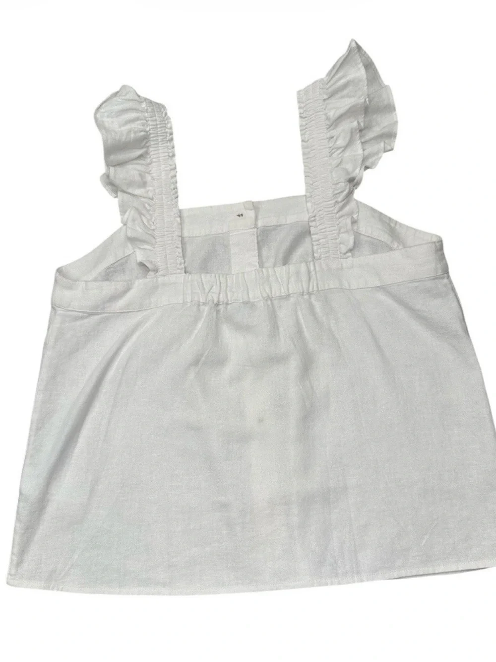 J. Crew white sleeveless