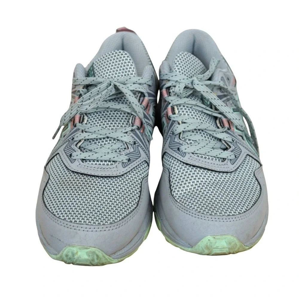 Asics Gel-Venture 8 Womens Trail Running Shoes Size 7 WIDE‎ Gray & Pink