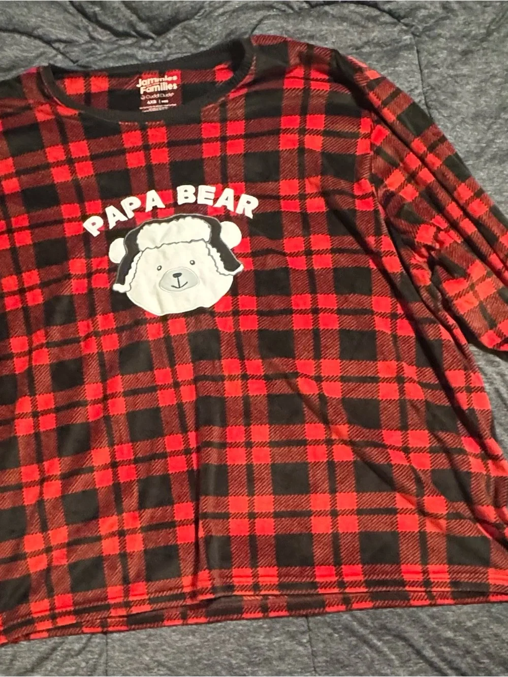 Cuddl Duds soft plaid