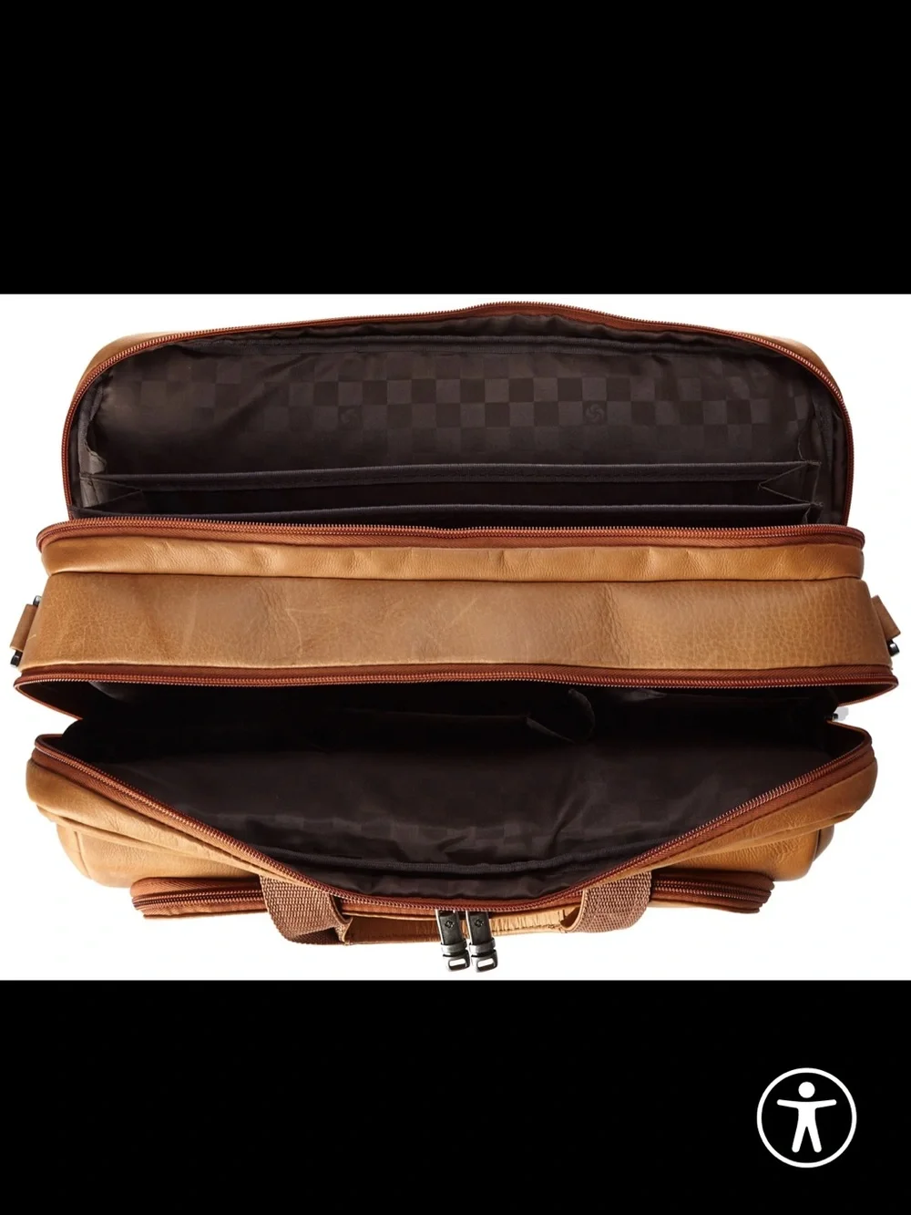 Samsonite Durham Colombian Leather 2 Pocket Bruefcase