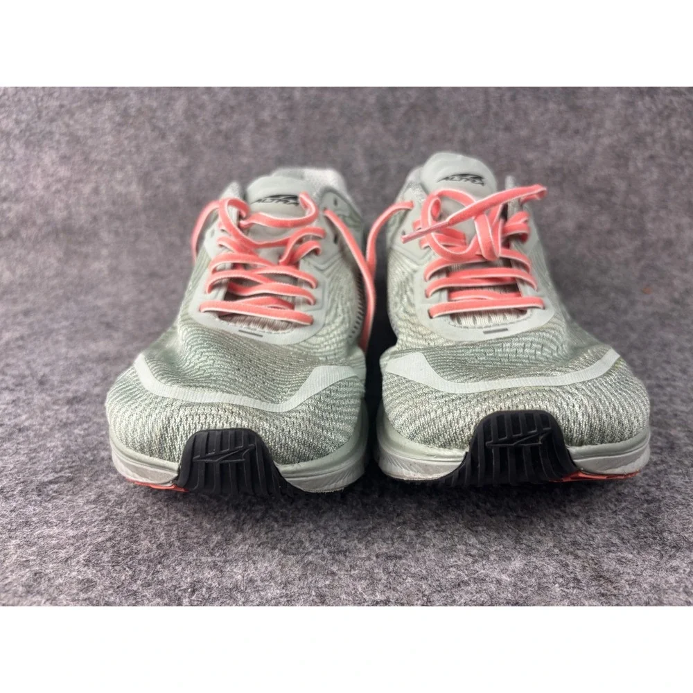 Altra Torin 5 Running Shoes Womens 8.5 Light Green Black Coral Road Sneakers