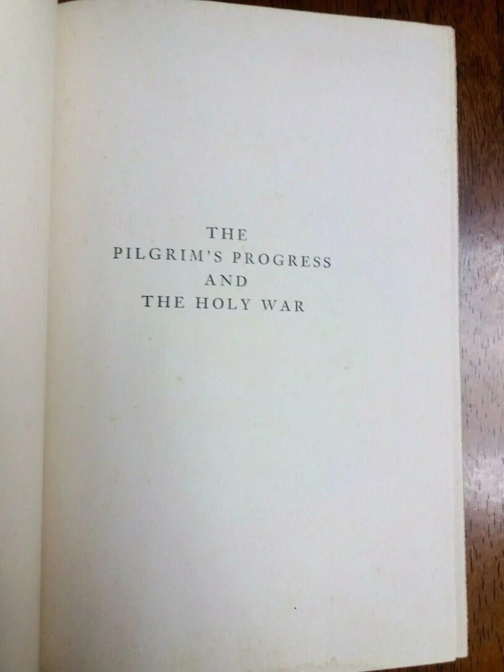 John Bunyon pilgrims progress