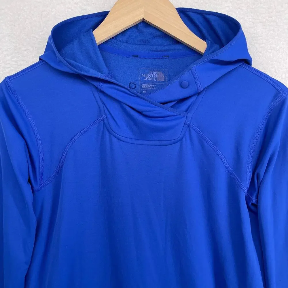 THE NORTH FACE Shirt Mens M FLASHDRY Dome Pullover Hoodie UPF50 Hiking Running