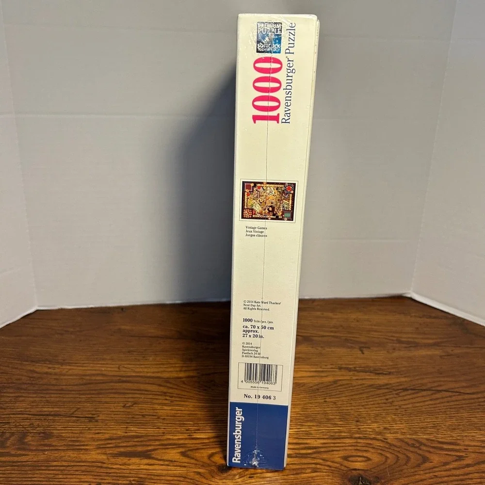 Ravensburger Vintage Games 1000 Piece Puzzle Kate Ward Thacker 194063 New Sealed