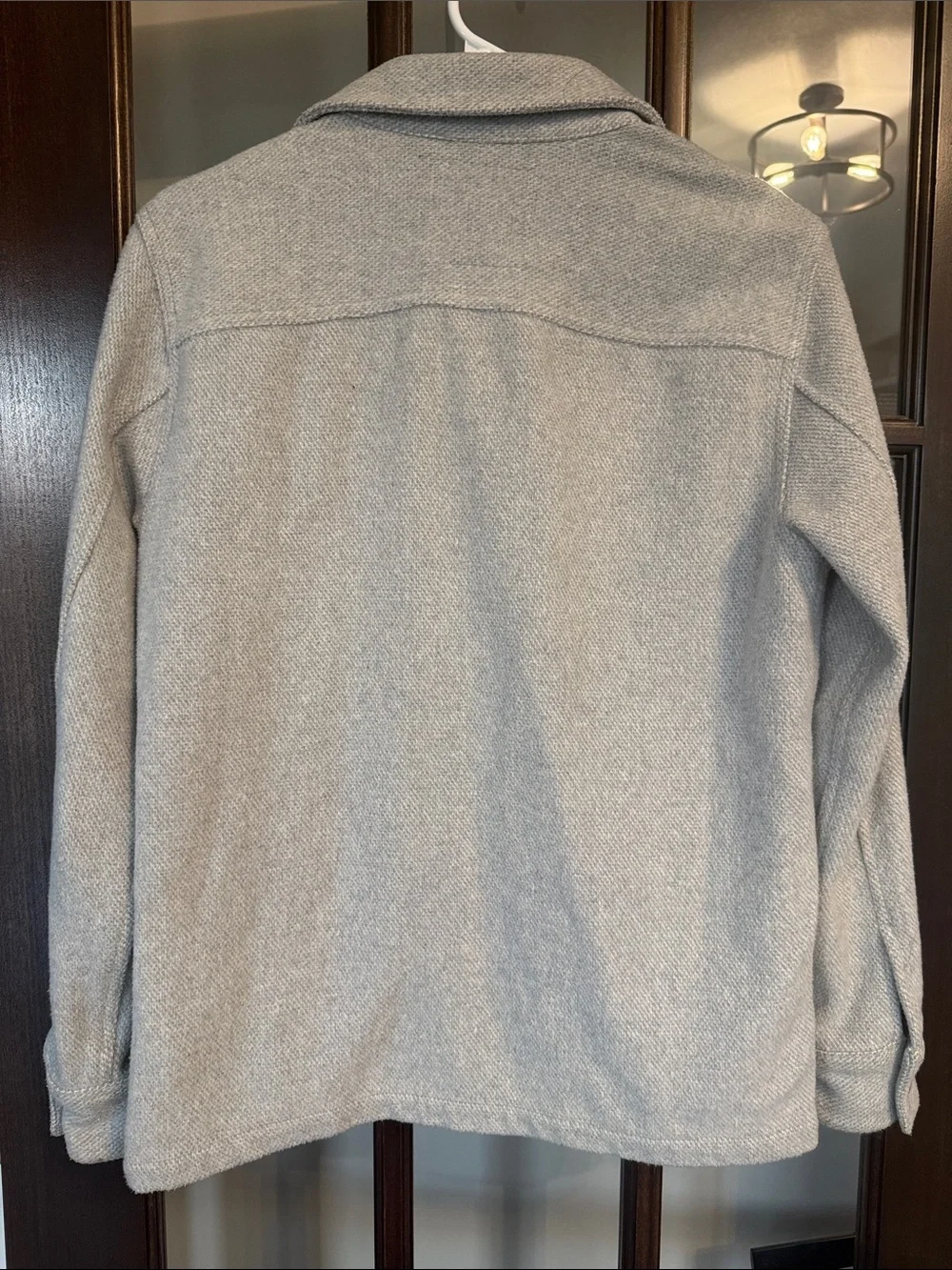 Men’s XS Hollister Light Gray Button Down Shirt