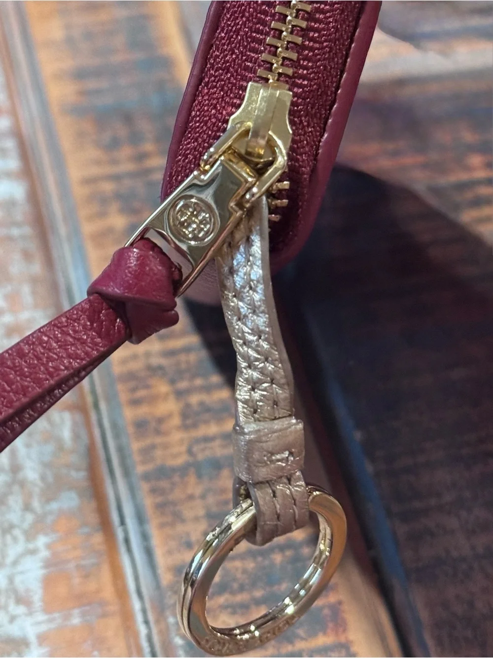 Tory Burch pebbled leather