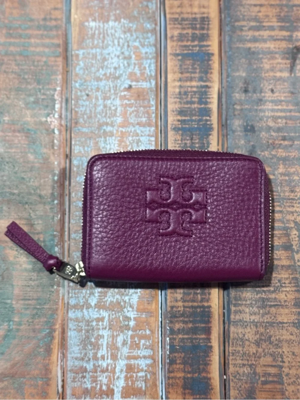 Tory Burch pebbled leather