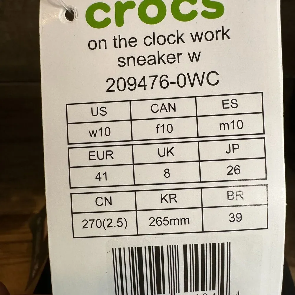 CROCS size 10