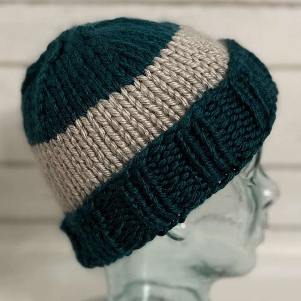 Handmade hand knit