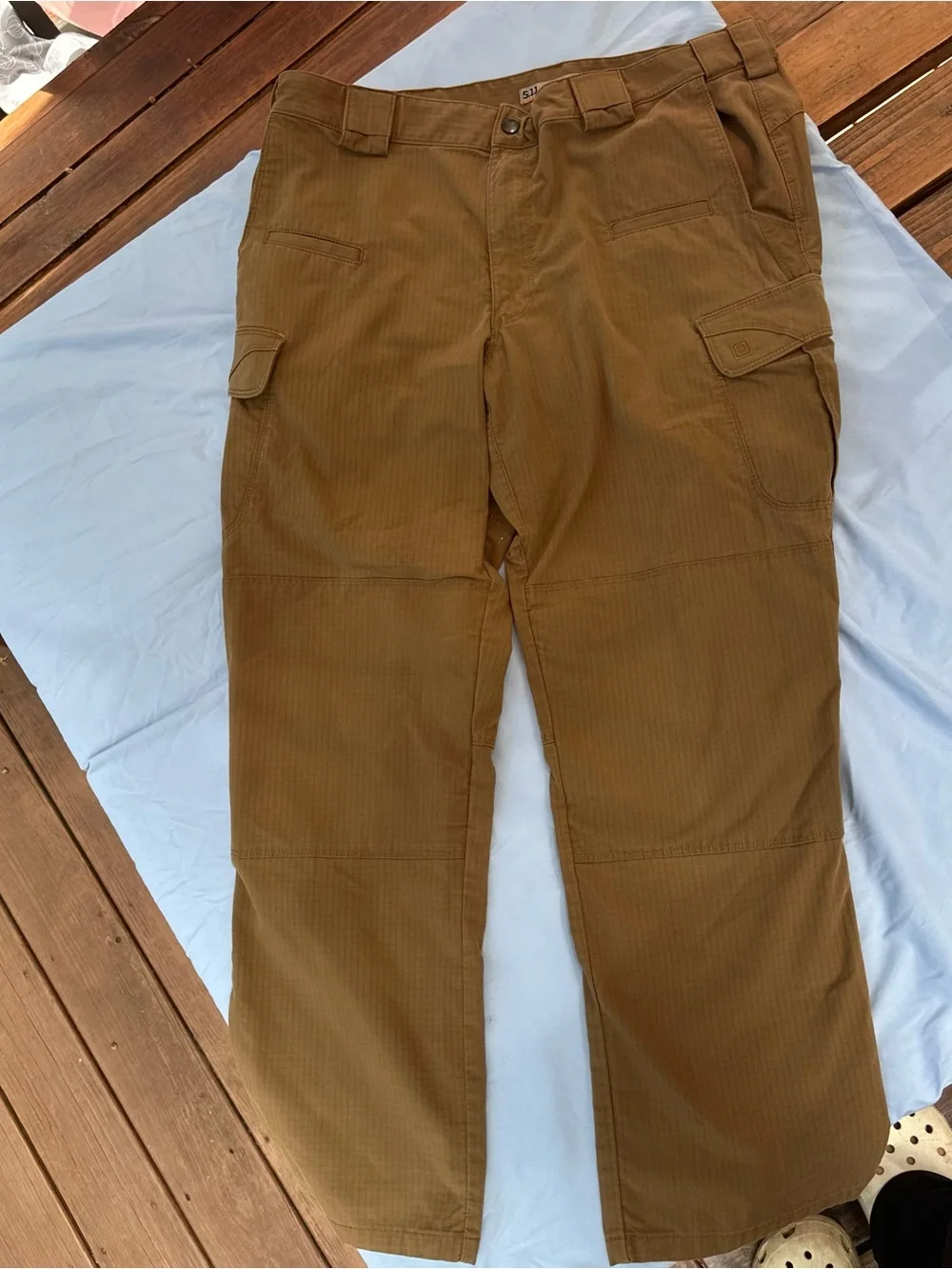 5.11 Tactical Pants Mens 38x32 Brown Cargo Stryke Ripstop Workwear Duty 74369