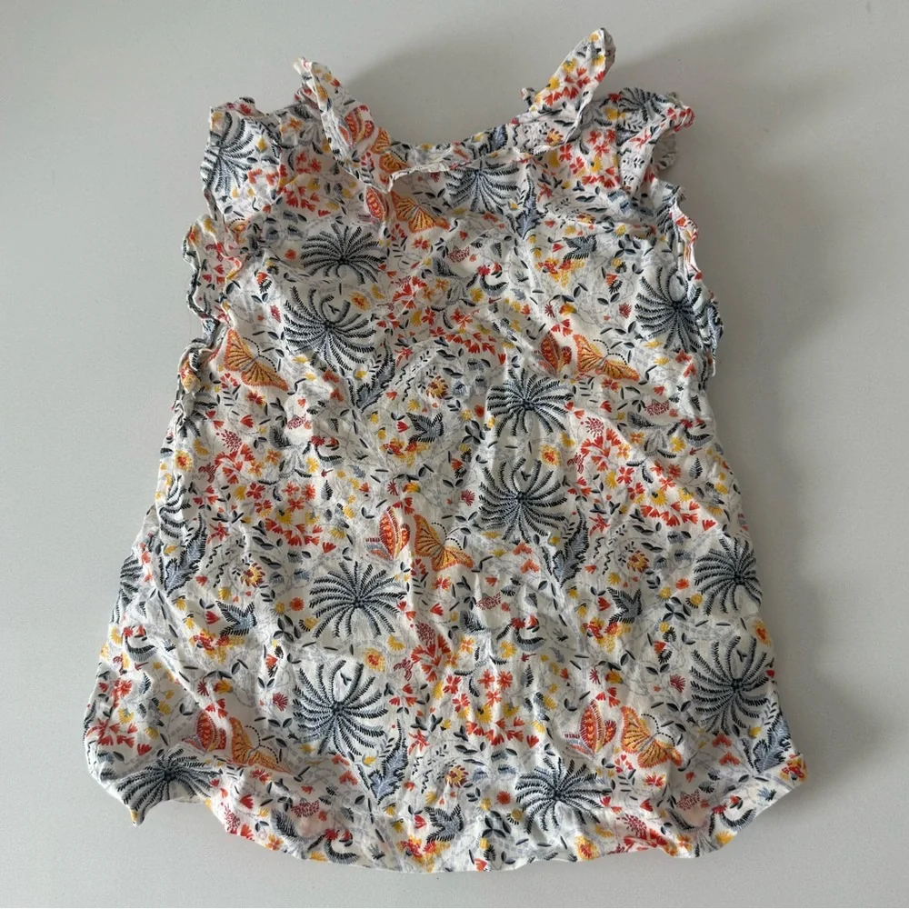GAP ruffle floral
