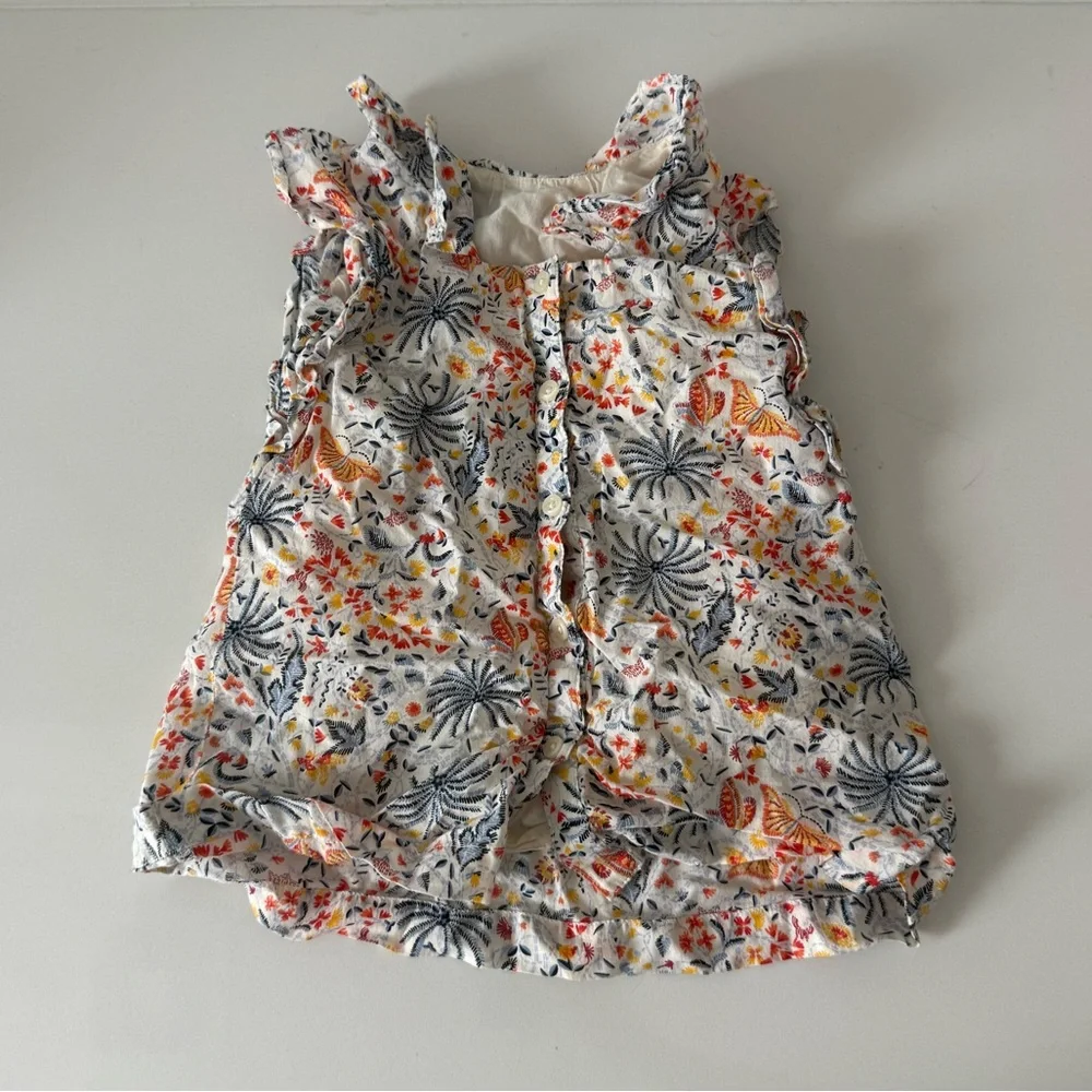 GAP ruffle floral