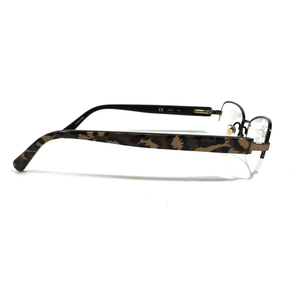 Diane von Furstenberg Eyeglasses Frames DVF8036 201 Brown Cat Eye 51-18-135