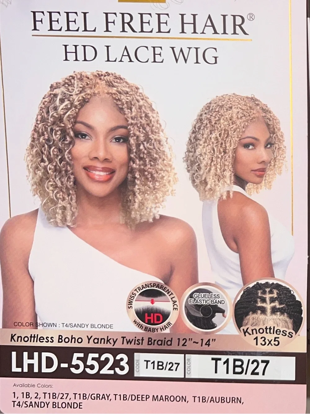 Tru Wig HD Lace Feel Free knotless boho