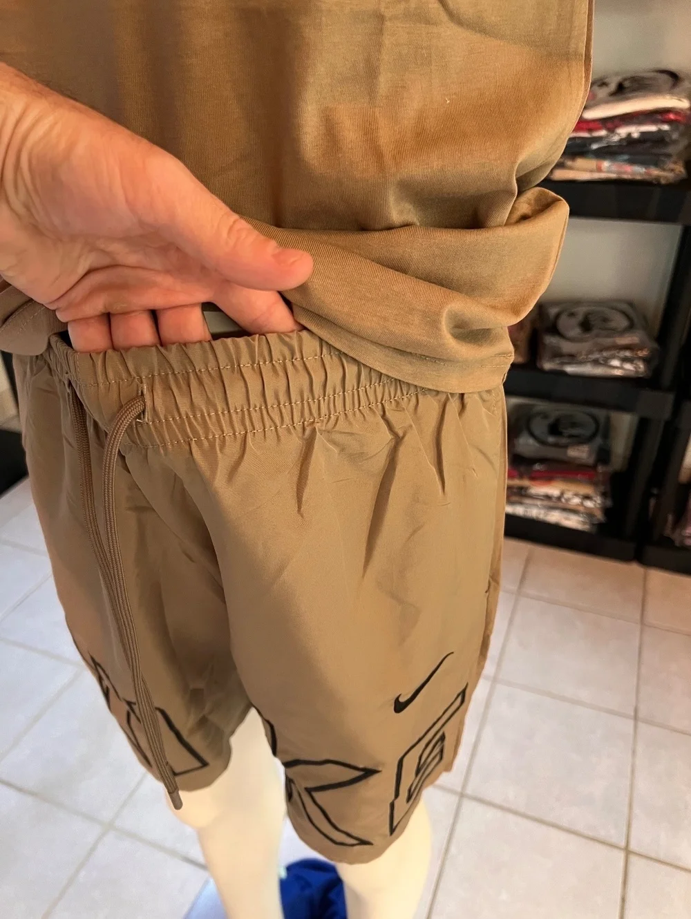 Mens nike short/shirt sets medium