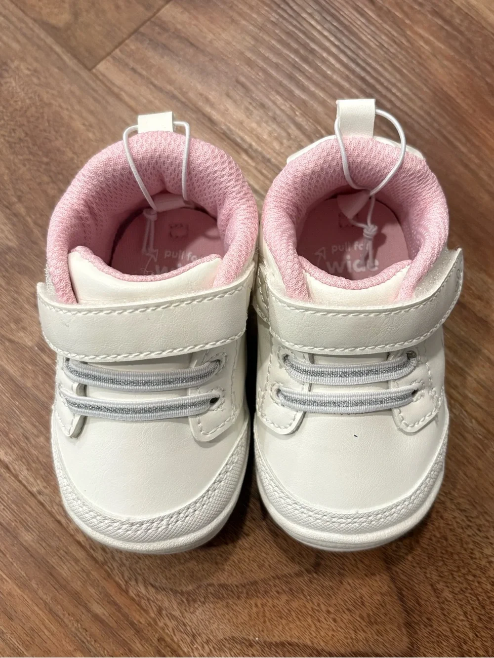 Stride Rite 360 Taye 2.0 White and Pink Floral Sneaker