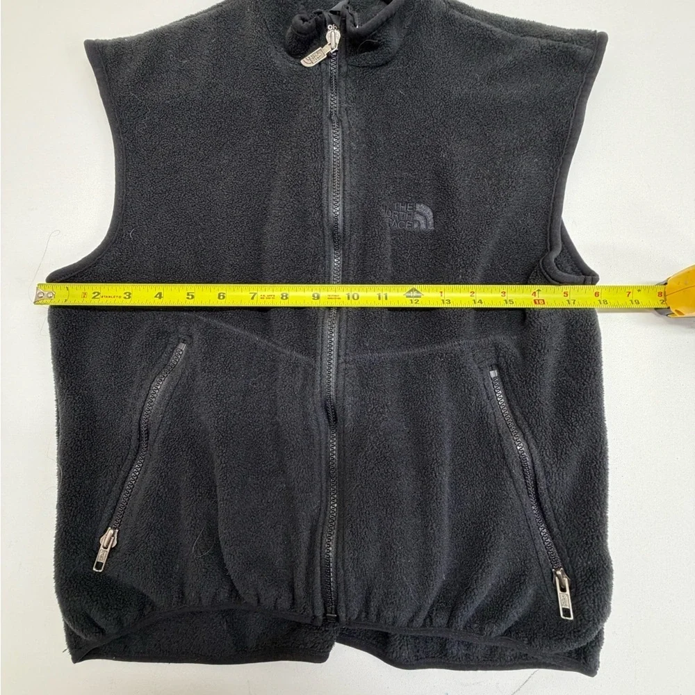 Vintage The North Face Denali Fleece Vest Black Small Made in USA 90s Gorpcore