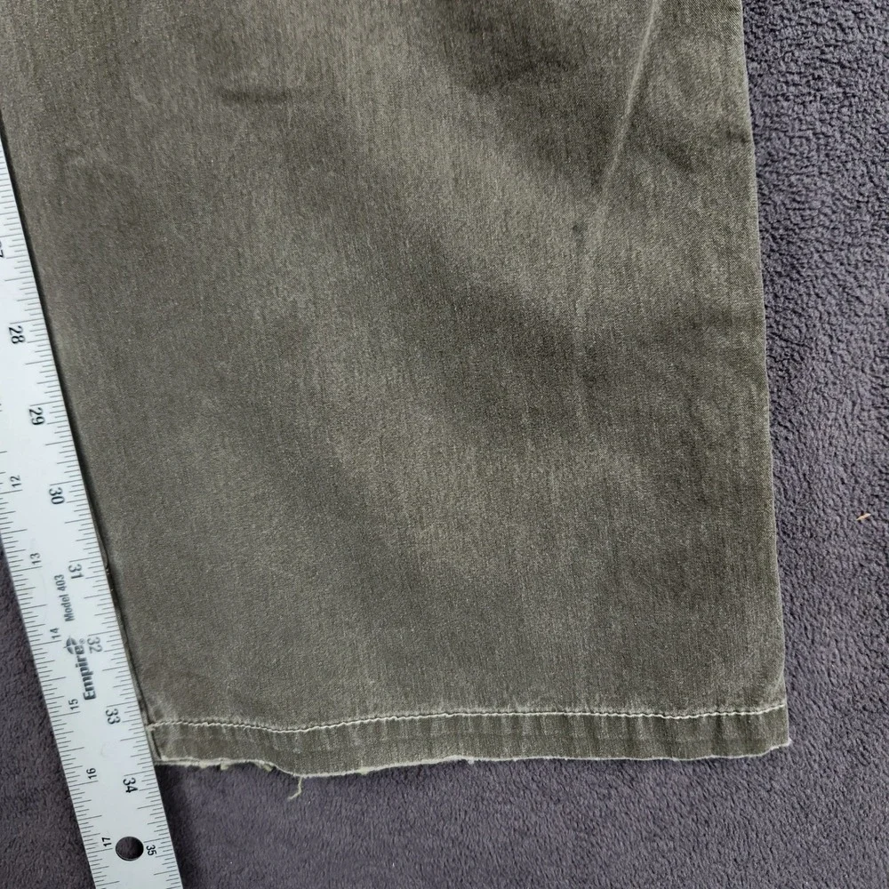 Kuhl Revolvr Pants Mens 32x34 Khaki Green Utility Cargo Stretch Hiking Workwear