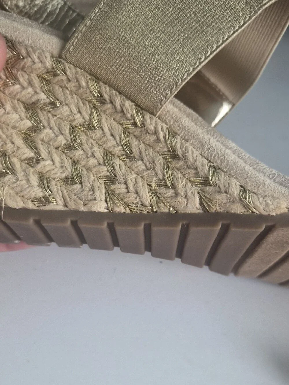 Anne Klein straps espadrille