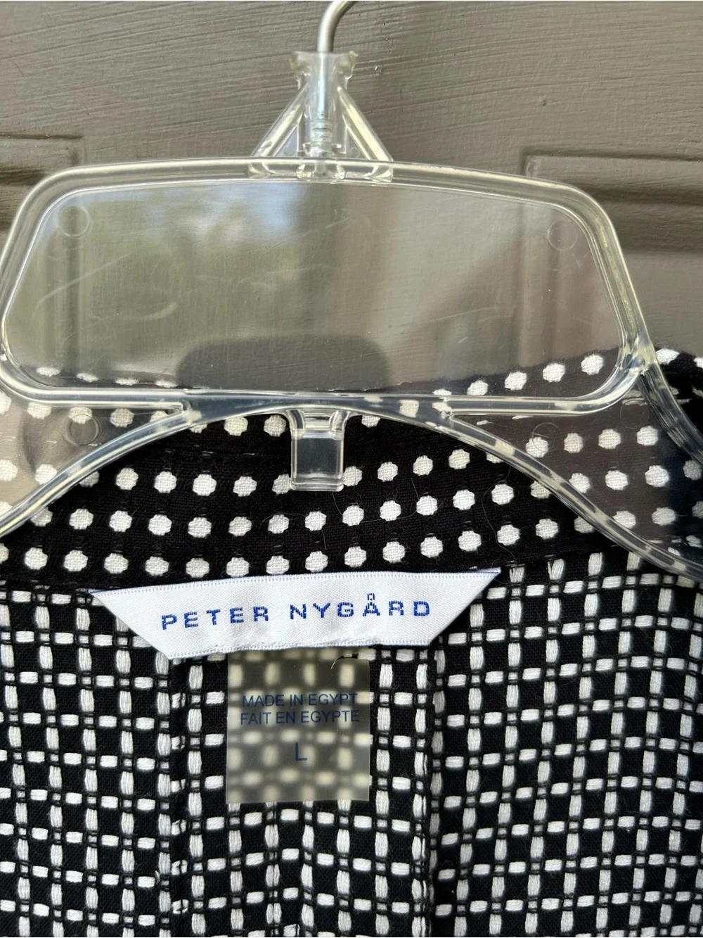 Black and White Polka Dot Open-Front Women's Jacket