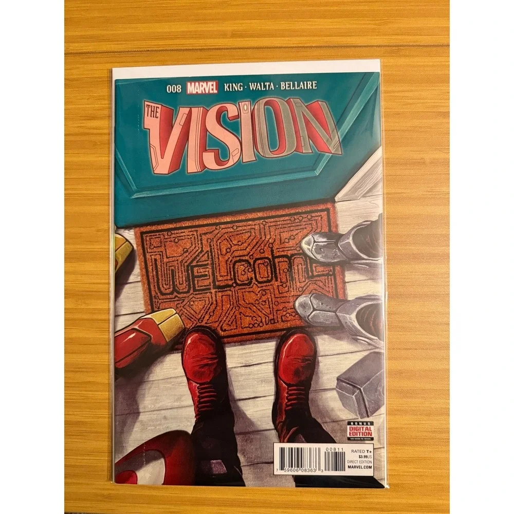 The Vision 008 Marvel Comic Book‎ King Walta Bellaire Direct Edition