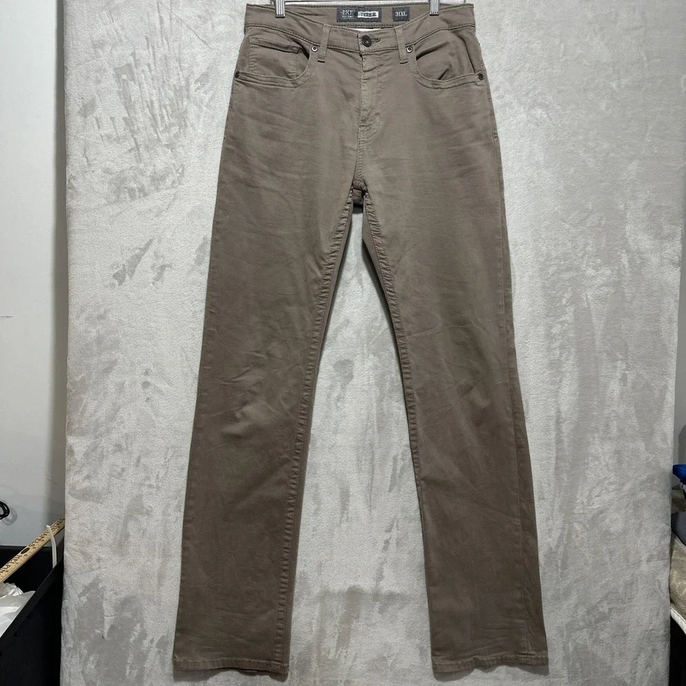BKE Tyler Men's Pants Size 31XL Straight Leg Brown Cotton Blend