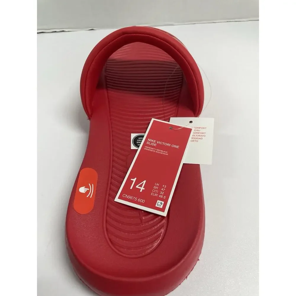 Nike Victori One Slide University Red CN9675 600 Size 14 Sandal House Slippers