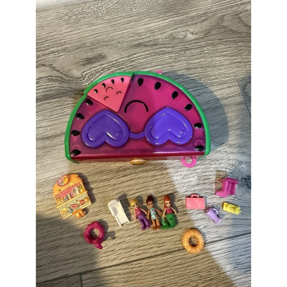 Polly Pocket Compact Playsets Lot Of 5 No Dolls