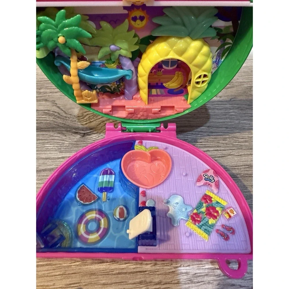 Polly Pocket Compact Playsets Lot Of 5 No Dolls