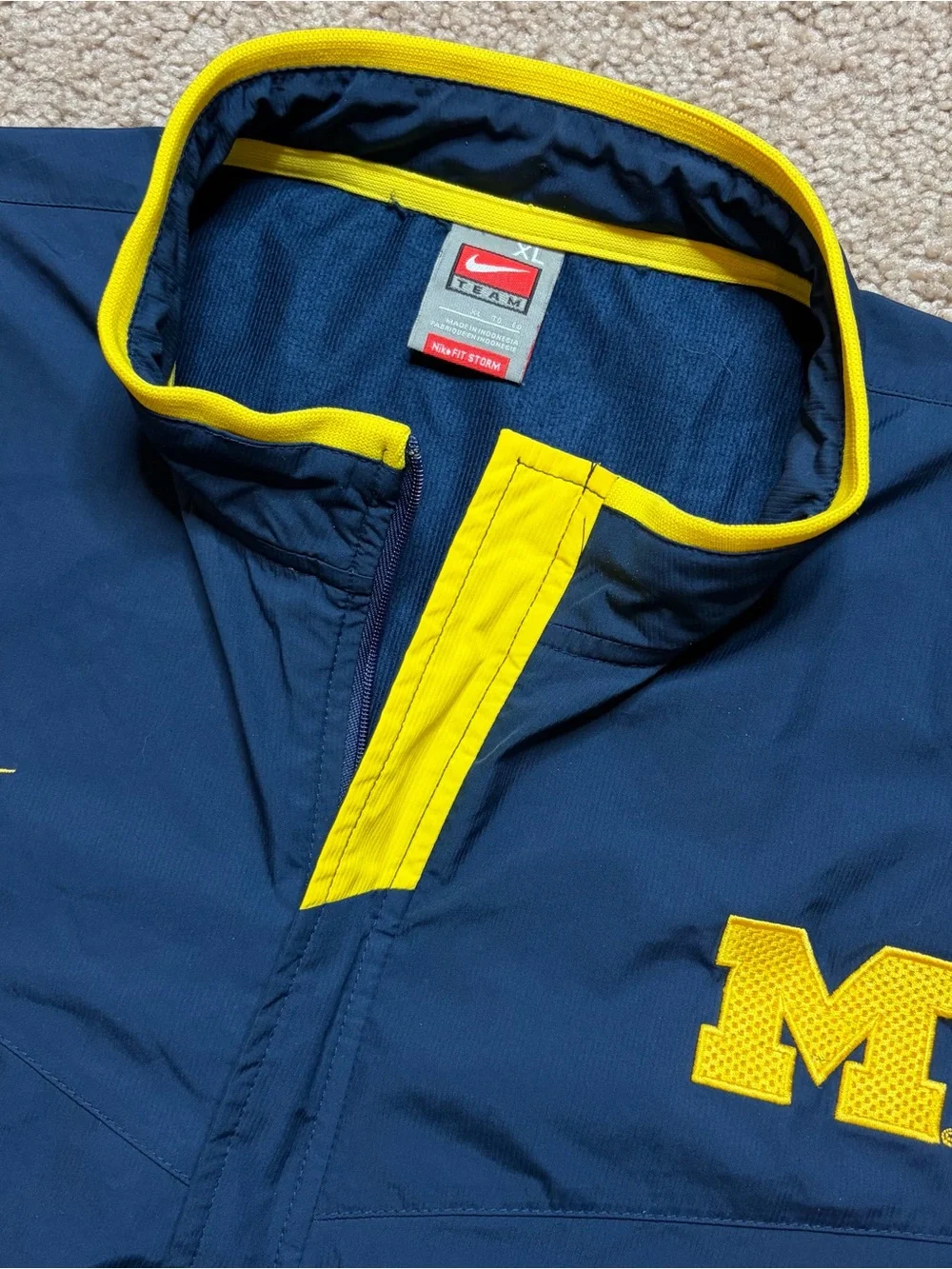 Nike embroidered pit