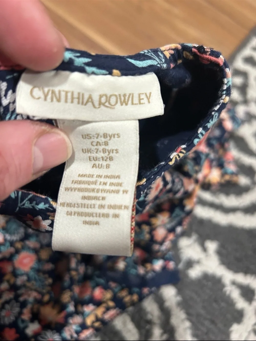 Cynthia Rowley navy dress