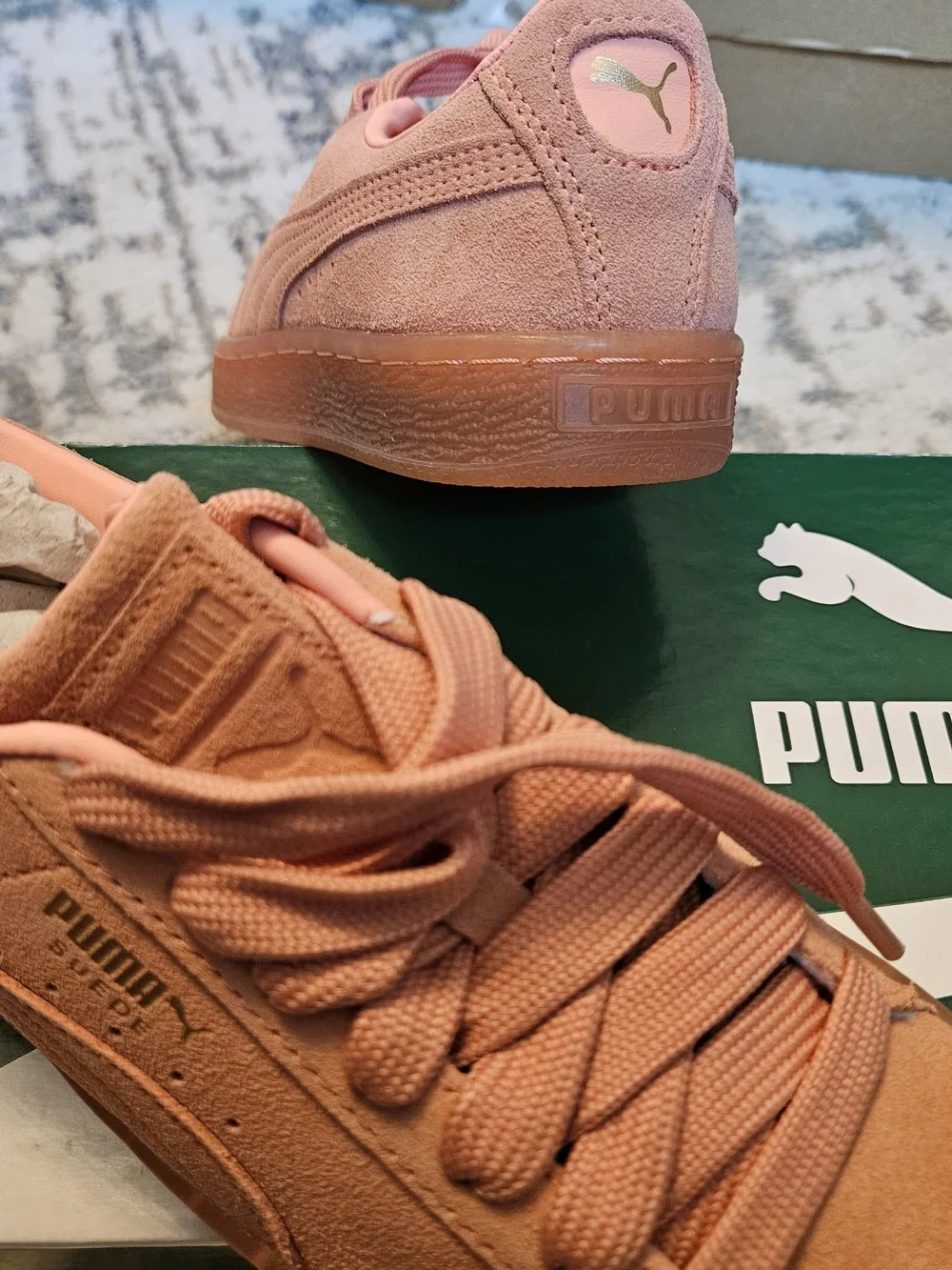 Puma Suede Classic Mono Pink Sneakers