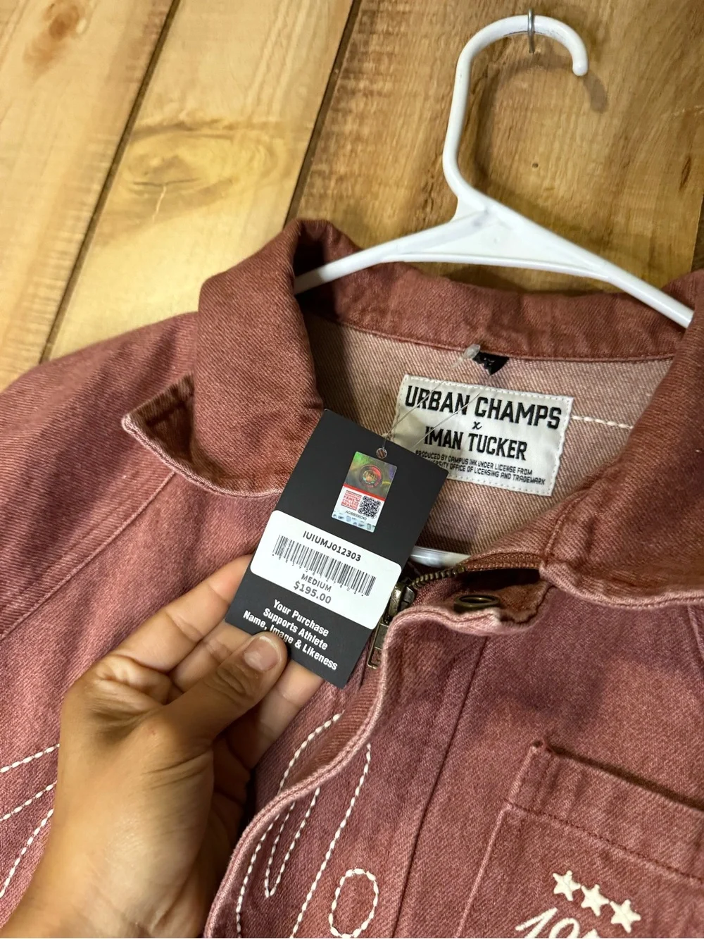 Nil Indiana The Indiana Custom Washed Denim Jacket Limited Release $195 Retail