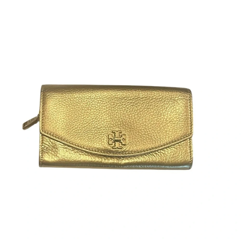 Tory Burch Leather Diana Kira Clutch Evening Bag Wallet